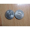 1989 Queen Elizabeth ll 5 Cents Canada Coin