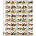 Dogs Pets Sheet of Forty 20 Cent Postage Stamps...