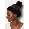 KAREN MILLEN Crystal Ombre Knit Hat BNWT