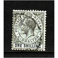GIBRALTAR 1912 SG 81 1s BLACK AND GREEN FINE US...