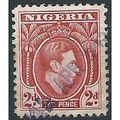 Nigeria 1944 SG52a 2d Rose-Red Fine Used ... .