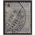 India 1900 SG116 2a Pale Violet Fine Used . ..