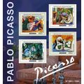 CENTRAL AFRICA 2015 SHEET MNH PABLO PICASSO ART...