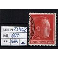 Los H22462: Deutsches Reich Mi. 664, gest.