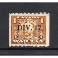 Canada - 1c Brown War Tax, Mint No Gum, Pre-Can...