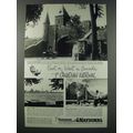 1948 Canadian National Railway Ad - East or West in Canada