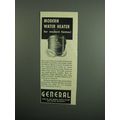 1951 General All Copper Tankless Water Heater Ad
