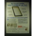 1989 Velux Skylight Ad - You can get a genuine ...