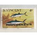 St Vincent 1979 Independence Marine Life 4c Spa...