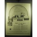 1921 Prudential Insurance Ad - Back of your cit...