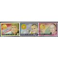 1973 3 different values - cancelled - SPACE
