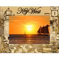 Key West Florida Laser Engraved Wood Picture Fr...