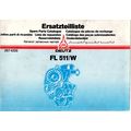 KHD Deutz FL511W Parts Catalogue 13th Edition 1...