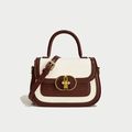 Women Satchel Bags Handle Shoulder Handbags Brown
