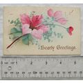 vintage postcard - Hearty Greetings