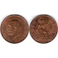 Great Britain. George V. Penny 1936. AU+. dy23523