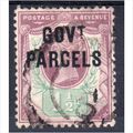 sg065 11/2d dull purple & pale green GOVt PARCE...