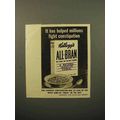 1940 Kellogg's All-Bran Cereal Ad - Fight Const...