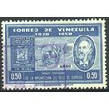 Venezuela 1959 - SG1571 - 50c blue - Real stamp...