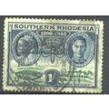 Southern Rhodesia 1940 - SG60 - 1/- blue/green ...