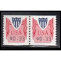 CVP32 33c Shield Very Fine MNH Pair PA4986