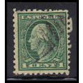 Used 543 1c George Washington Barely Clears K3495