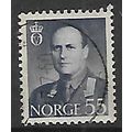 NORWAY 1958 KING OLAV V 55 ORE GREY SG479 FINE ...