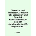 Venator und Hanstein. Auktion 65: Literatur und Graphik Kunstschrifttum des 20.