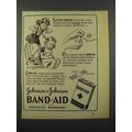 1940 Johnson & Johnson Band-Aid Bandages Ad