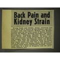 1940 Cystex Medicine Ad - Back Pain and Kidney ...