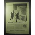 1950 Bell Telephone Ad - Focus on Better Service