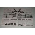 1970 Lockheed 1011 TriStar Jet Ad - Cruise Ship Future