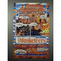 1991 3 Musketeers Candy Bar Ad - Adventure No 6