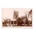REAL PHOTOGRAPHIC POSTCARD OF ALL SAINTS CHURCH...