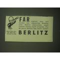 1944 Berlitz Language School Ad - Far-sighted men and women mastering Russian