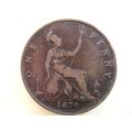 1876 H Penny 1d 001