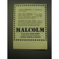 1959 Farrar, Straus & Cudahy Book Advertisement - Malcolm by James Purdy