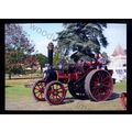 tz1128 - Traction Engine - Burrell 4055 "Crimso...