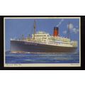 LS1506 - Cunard Liner - Franconia - postcard - ...