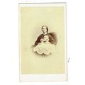 Victorian cdv photo woman holding baby Wisbeach...