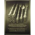 1961 Gorham Sterling Strasbourg Silverware Adve...