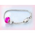 Summer Gift Charm Euro Beads Silver Tone Bracel...