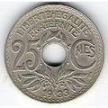 FRANCE 25 CTS 1933