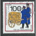 BERLIN -1989 100pf+ 50 'POSTAL DELIVERIES' FINE...