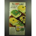 1953 Libby's Peas & Corn Ad - Give Libby's A Whirl!