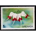 Grenada 1975 Flower 1c Mint Hinged Stamp