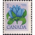 CANADA, FLOWERS, Gentian, lilac-grey 1979, 1c