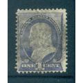 Used 212 1c Benjamin Franklin Barely Clears M01363