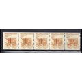 2136 25c Bread Wagon Fine MNH Dry Gum PNC 2/5 K...