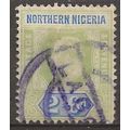 Northern Nigeria 1902 SG17 2/6d Green & Ultra P...